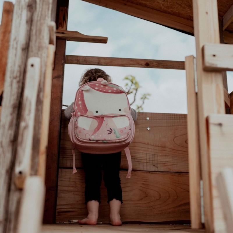 Zaino unicorno per bambini in formato A4 realizzato in cotone